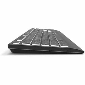 Port Connect Keyboard - Wireless Connectivity - USB Type A, USB Type C Interface - Bluetooth/RF - 10 m - 2.40 GHz - Multim