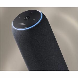 Motorola Mobility Portable Bluetooth Speaker System - 30 W RMS - Carbon - Wireless LAN - Battery Rechargeable