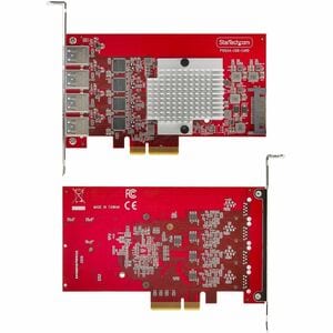StarTech.com USB Adapter - PCI Express 3.0 x4 - 1.25 GB/s, 5 GB/s - Desktop, Server, Hard Drive, Mobile Device - Plug-in C