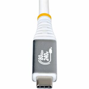 1m (3ft) USB4 Cable 80Gbps USB-IF Certified USB-C Cable 240W PD 8K 120Hz/4K 240Hz DP2.1 DP80 TPE Jacket Thunderbolt 4 Comp