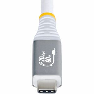 StarTech.com 3 m USB4 A/V/Power/Data Transfer Cable - 1 - Cable for Notebook, USB Device, Docking Station, Wall Charger, M