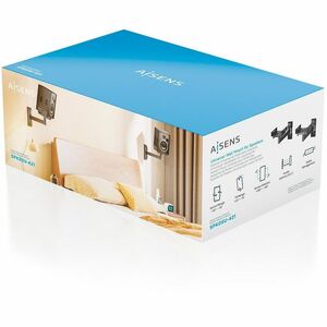 SOPORTE DE PARED GIRATORIO INCLINABLE PARA ALTAVOCES NEGRO