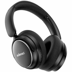 Adesso Xtream P800 Wired/Wireless Over-the-head Headset - Black - 914.4 cm - Bluetooth - Noise Canceling