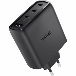 Adattatore  / alimentatore CA Trust Maxo - 65 W - Adattatore universale - 3 USB di tipo C - Per Smartphone, Tablet PC, e-b