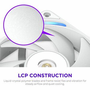 NZXT RF-U24PN-W1 Cooling Fan - PC, Radiator, Heatsink - 120 mm Maximum Fan Diameter - 2 x Fan(s) - 176.70m³/h Maximum Airf