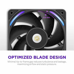 NZXT RF-U24PN-B1 Cooling Fan - PC, Radiator, Heatsink - 120 mm Maximum Fan Diameter - 2 x Fan(s) - 176.70m³/h Maximum Airf
