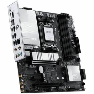 MSI B850M-A WIFI Gaming Desktop Motherboard - AMD B850 Chipset - Socket AM5 - Micro ATX - Ryzen 9, Ryzen 7 Processor Suppo
