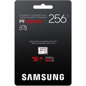 Samsung P9 Express MB-MK256T 256 GB Class 10/UHS-I (U3) V30 microSDXC - 800 MB/s Read