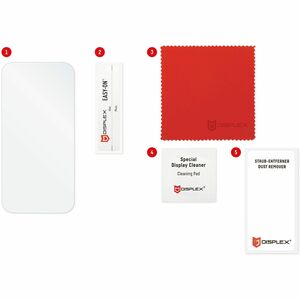 Displex 9H Smart Glass, Gehärtetes Glas, PET (Film) Displayschutz für Xiaomi - Transparent - für LCD Smartphone - Kratzfes