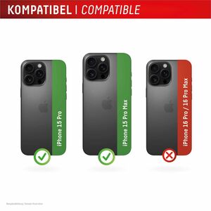 Displex Kamera-Objektivschutz - Transparent, Schwarz - Gehärtetes Glas - 2 Pack
