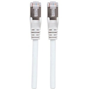 Network Patch Cable, Cat6, 5m, White, Copper, S/FTP, LSOH / LSZH, PVC, RJ45, Gold Plated Contacts, Snagless, Booted, Lifet