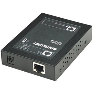 Power over Ethernet (PoE+) Splitter, IEEE802.3at, 5, 7.5, 9 or 12 V DC output voltage - 12 V DC, 4 A Output - 1 x 10/100Ba