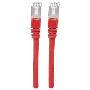 Network Patch Cable, Cat6A, 1m, Red, Copper, S/FTP, LSOH / LSZH, PVC, RJ45, Gold Plated Contacts, Snagless, Booted, Lifeti