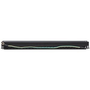 Intellinet 24 Port(s) Network Patch Panel - Black - 24 x RJ-45 - 1U High - 19" Wide - Rack-mountable
