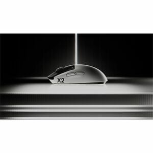 Logitech G PRO X2 SUPERSTRIKE 游戏鼠标 - 无线电频率 - USB 2.0 Type A - 5 按钮 - PC, Mac - 无线 - 2.40 GHz - 可充电 - 44000 dpi - 右旋转