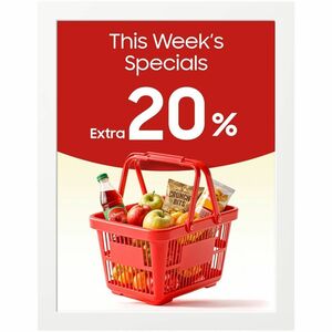 Samsung E-paper 13.3" 16:9 1200x1600 EM13D-X, Removable batteri, USB-C, Tizen 8 (1GB RAM, 8GB storage), WiFi, Bluetooth, U