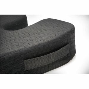 Kensington Premium Seat Cushion - 465.58 mm - Gel Filling - Fabric, Memory Foam, Silicone - U-shaped - Comfortable, Ergono