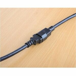 Power Cord/Cable, C14 Male to C13 Female (kettle lead), Monitor to CPU, 3m, 10A, Black, Lead, Lifetime Warranty - For PDU,