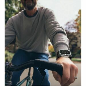 Kospet TANK M4C Smart Watch - Square Case Shape - Silver Body Color - Stainless Steel, Zinc Alloy Case Material - Silicone