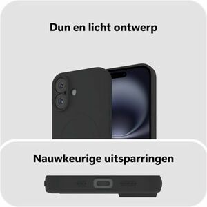Coque Just in Case - pour Apple iPhone 16 Smartphone - Noir - En vrac - Mat - Résistant aux dommages, Résistant aux rayure