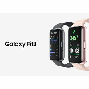 Samsung Galaxy Fit3 SM-R390 Smart Watch - Rectangular Case Shape - 40 mm Case Height - Unisex - Pink, Pink Gold Body Color