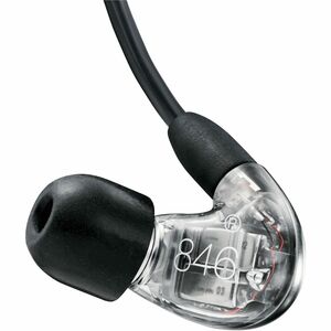 Shure SE846 Gen 2 有线 挂耳式 双声道 立体声 耳机 - 石墨色 - 入耳式 - 9 欧姆 - 15 Hz 到 20 kHz - 1.63 m 线缆 - 镀金 连接器 - 迷你手机（3.5毫米）, MMCX