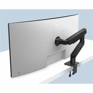 Dell Pro HDA26 Desk Mount for Monitor, Display - Black, Silver - Height Adjustable - 1 Display(s) Supported - 20 kg Load C