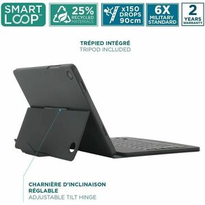 MOBILIS Element Tastatur/Cover (Folie) für 27,9 cm (11 Zoll) Samsung Galaxy Tab A9+ Tablet - Schwarz - Polyethylenterephth