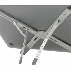 MOBILIS Height Adjustable Notebook Stand - Up to 43.2 cm (17") Screen Support - Aluminium - Black - For Notebook, PC, Univ