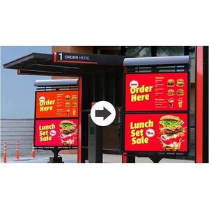 LG 49XE4P-B 1244.60 mm LCD Digital Signage Display - 24 Hours/7 Days Operation - In-plane Switching (IPS-M+) Technology - 