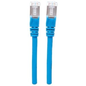 Network Patch Cable, Cat6A, 10m, Blue, Copper, S/FTP, LSOH / LSZH, PVC, RJ45, Gold Plated Contacts, Snagless, Booted, Life