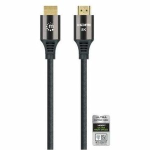 Manhattan 1 m HDMI A/V Cable - Cable for Audio/Video Device, TV, Projector, Monitor, Notebook, PC, A/V Receiver, Gaming Co