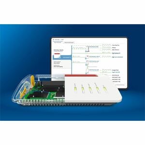 FRITZ! FRITZ!Box 4630 Wi-Fi 7 IEEE 802.11 a/g/n/ac/ax/be Ethernet Drahtlos Router - Dualband - 2,40 GHz ISM-Band - 5 GHz U