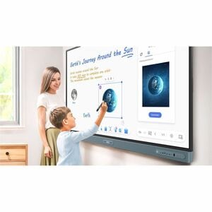 BenQ Board Pro RP8605 2184.40 mm 4K UHD LCD Collaboration Display - ARM Cortex A78 + A55 - 16 GB - High Precision Infrared