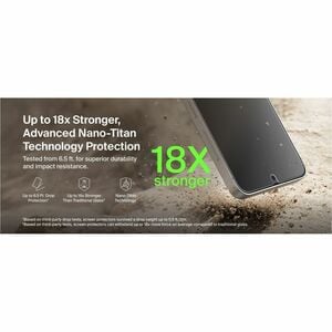 Belkin ScreenForce 9H Glass Screen Protector for Samsung Galaxy S26+ - Clear - For AMOLED Smartphone - Drop Resistant, Scr