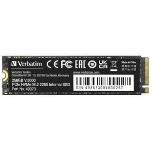 Verbatim Vi3000 256 GB Solid State Drive - M.2 2280 Internal - PCI Express NVMe (PCI Express NVMe 3.0 x4) - Motherboard, N