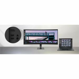 LG Ultrawide 34U620B-B 34" Class UW-QHD Curved Screen LCD Monitor - 21:9 - 86.4 cm (34") Viewable - Vertical Alignment (VA