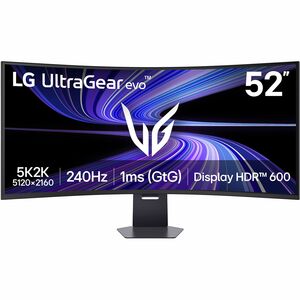 LG UltraGear 52G930B-B 52" Class 5K2K WUHD Curved Screen Gaming LCD Monitor - 21:9 - 131.1 cm (51.6") Viewable - Vertical 