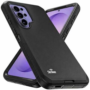 Strike Rugged Case for Samsung Galaxy S26 Ultra (Black) - For Samsung Galaxy S26 Ultra Smartphone - Textured - Black - Imp