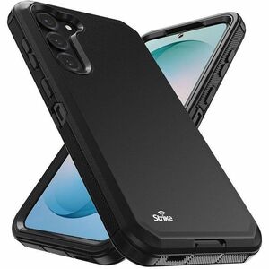 Strike Rugged Case for Samsung Galaxy S26+ (Black) - For Samsung Galaxy S26+ Smartphone - Textured - Black - Impact Resist