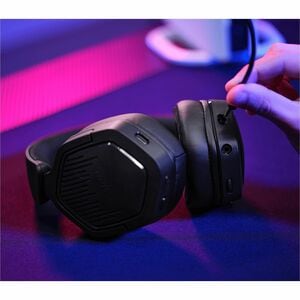 Casque de jeu Trust Carus 493PS - Câblé / Sans fil - Design Supra-auriculaire, Par dessus l'Oreille, Sur tête - Stéréo - C