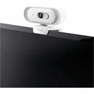 Webcam Trust - 30 fps - Blanc - USB 2.0 Type A/USB 2.0 Type C - 2K - Vidéo 2560 x 1440 - Focale fixe - 76° Angle - Fixatio