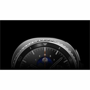 Samsung Galaxy Watch8 Classic SM-L500 Smart Watch - Rounded Square Case Shape - Black Body Color - Stainless Steel Body Ma