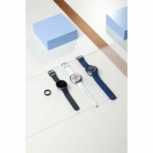 Samsung Galaxy Watch8 Classic SM-L505F Smart Watch - Rounded Square Case Shape - White Body Color - Stainless Steel Body M