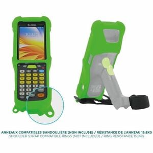 MOBILIS Protective Rugged Case for Zebra Mobile Computer - Safety Green - Shock Absorbing, Splash Resistant, Dust Resistan