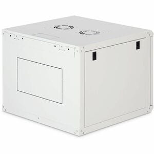 Digitus Dynamic-N 9U Wall Mountable Enclosed Cabinet Rack Cabinet for Networking, Server - Light Grey - Glass, Steel, Shee