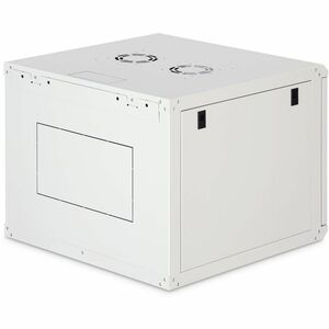 Digitus Dynamic-N 9U Wandmontierbar Geschlossener Schrank Rackschrank für Networking, Server - Hellgrau - Glas, Stahl, Ble