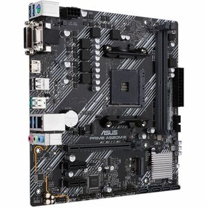Carte Mère Asus Prime A520M-E/CSM - AMD A520 Chipset - Socket AM4 - Micro ATX - Ryzen 5, Ryzen 3 processeur compatible - 6
