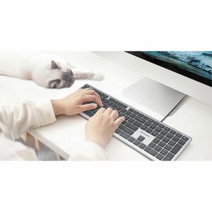 Clavier Kensington KB515 - Pleine taille - Câble Connectivité - USB Type A, USB Type C Interface - Anglais international -