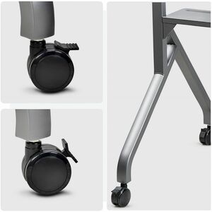 StarTech.com Display-Wagen - 99,79 kg Belastbarkeit - 4 Rollen - Stahl, Plastik - 1,2 m Länge x 777,2 mm Breite x 1737,4 m